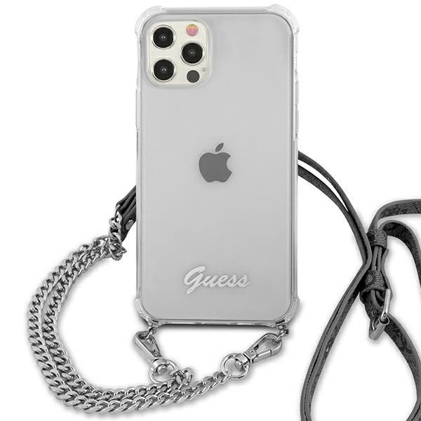 Guess GUHCP12LKC4GSSI iPhone 12 Pro Max 6,7" Transparent hardcase